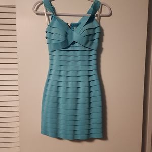Sherri hill blue Bandage Dress Size 2
